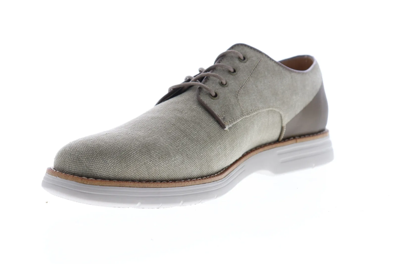 GBX Hammon 137799 Men's Gray Canvas Oxfords Shoes