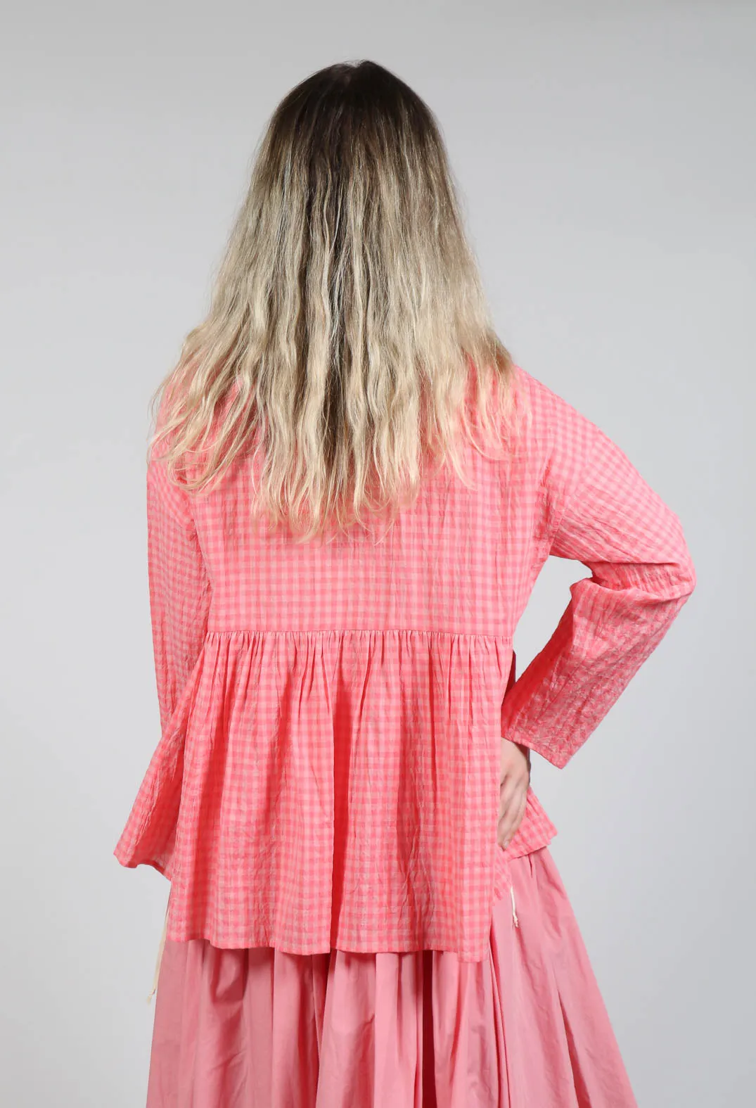 Strawberry Gingham Shirt