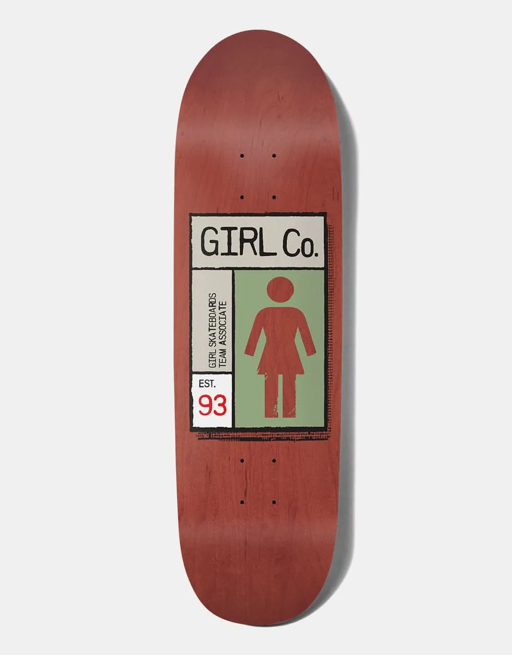 Girl Bannerot Grid Box 'LOVESEAT+' G060 Skateboard Deck - 9