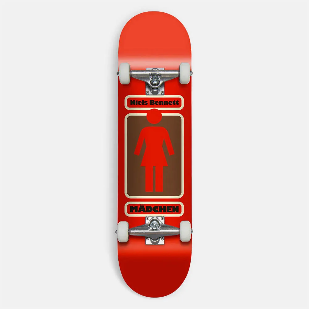 Girl Skateboards - 8.25 Niels Bennett 93 Til Complete Skateboard