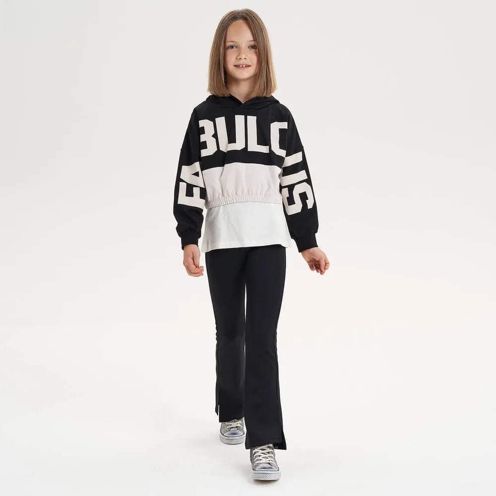 Girls Cropped Sweatshirt