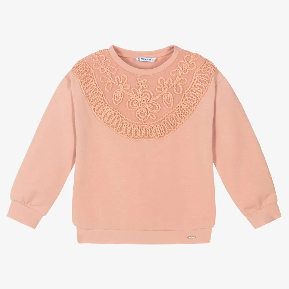 Girls Pink Sweatshirt