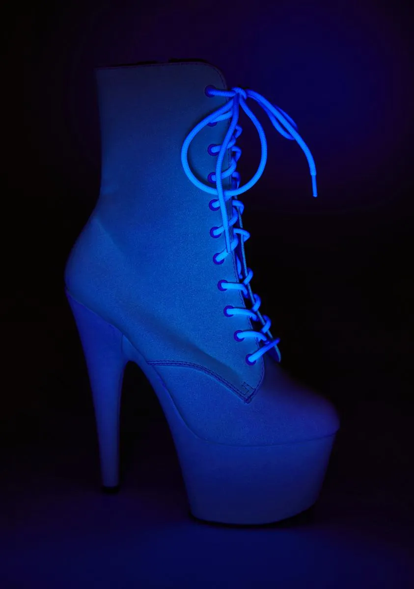 Glow In The Dark Player's Club Adore Platform Heels-