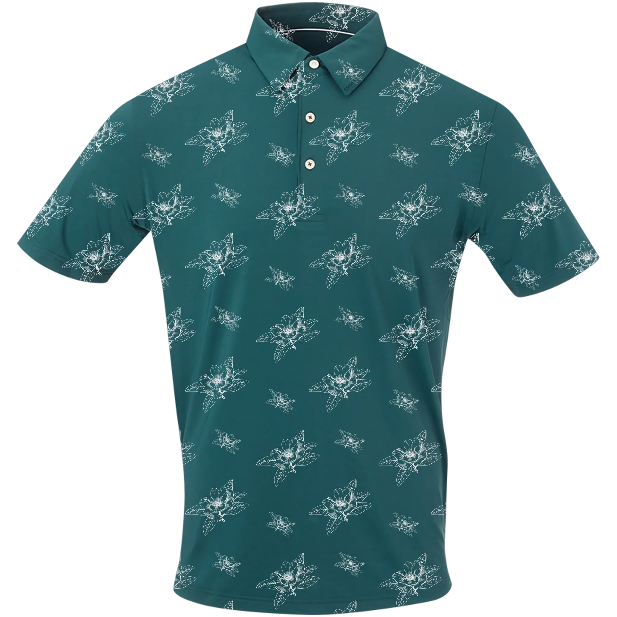 Golf Polo Shirt for Men - Magnolia Theme