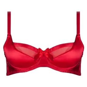 Grace Red Balcony Bra