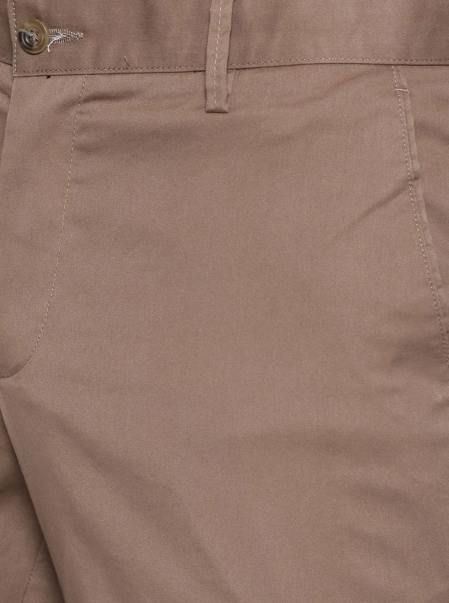 Greenfibre Khaki Slim Fit Casual Pant