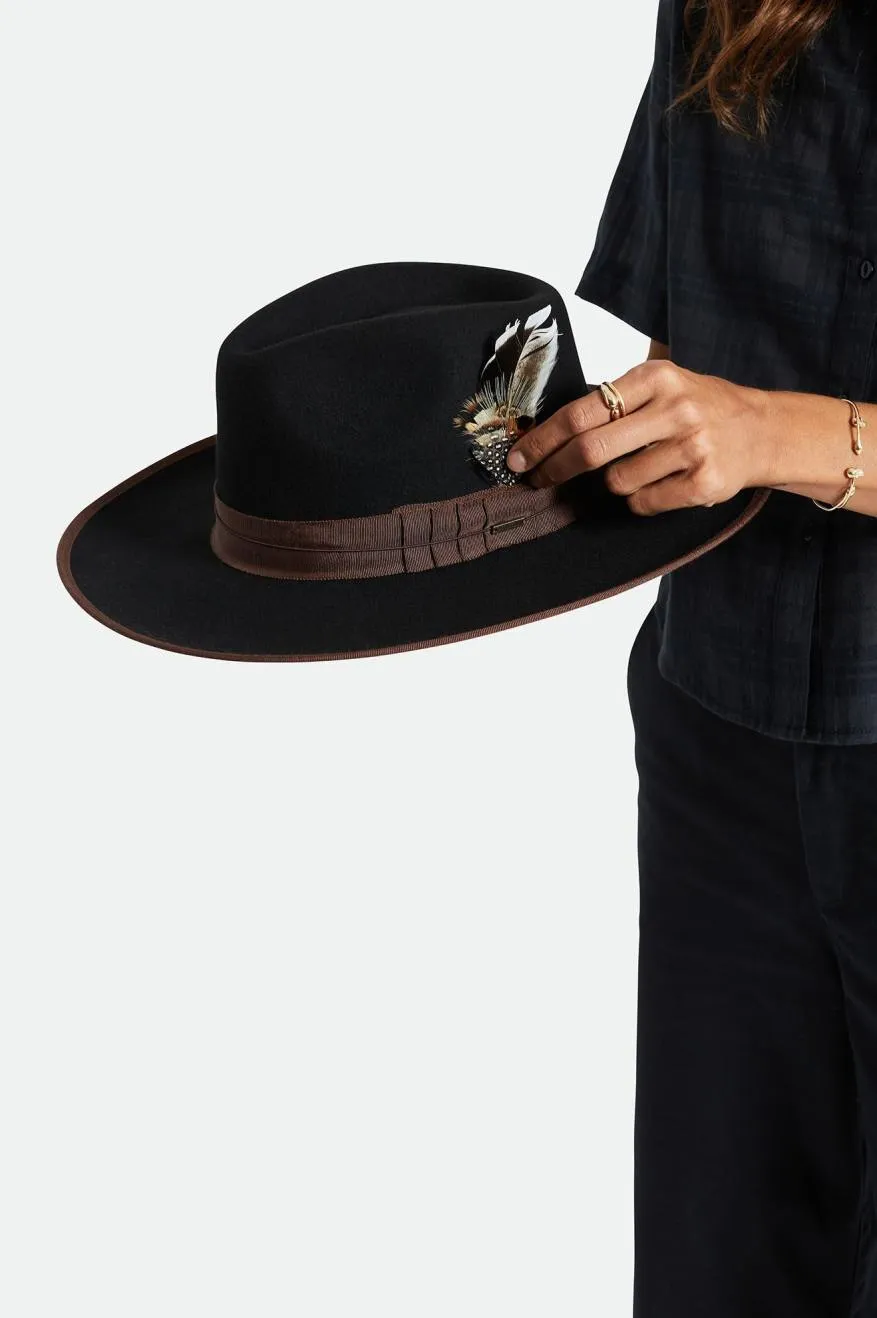 Hat Feather - Bison/Mojave/Burnt Orange