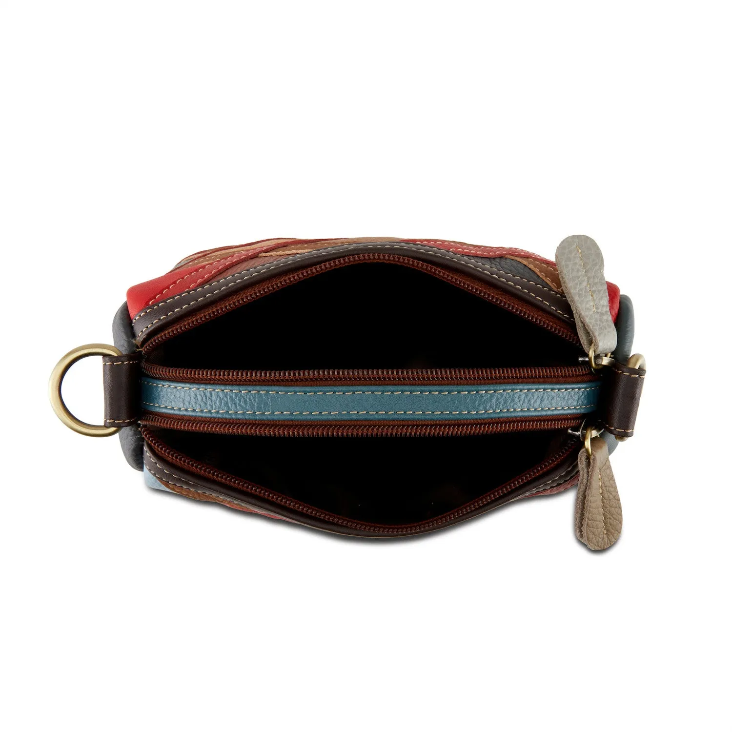  HB Shoulder Bag in Rainbow Leather  