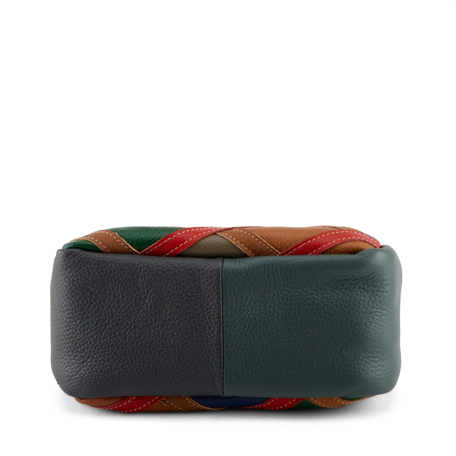  HB Shoulder Bag in Rainbow Leather  