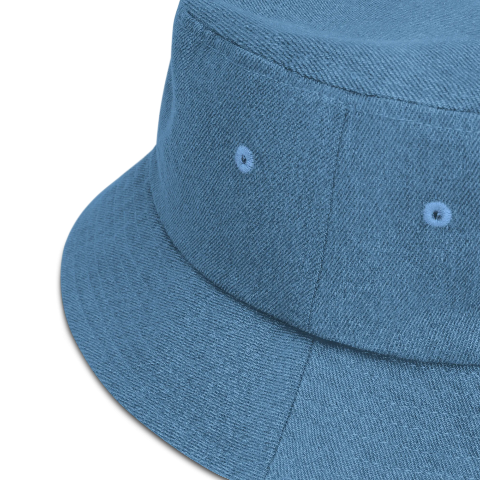 Hella Black Denim Bucket Hat