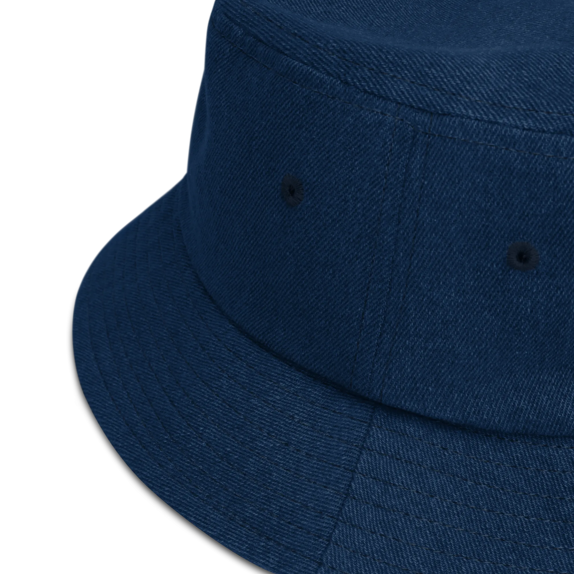 Hella Black Denim Bucket Hat