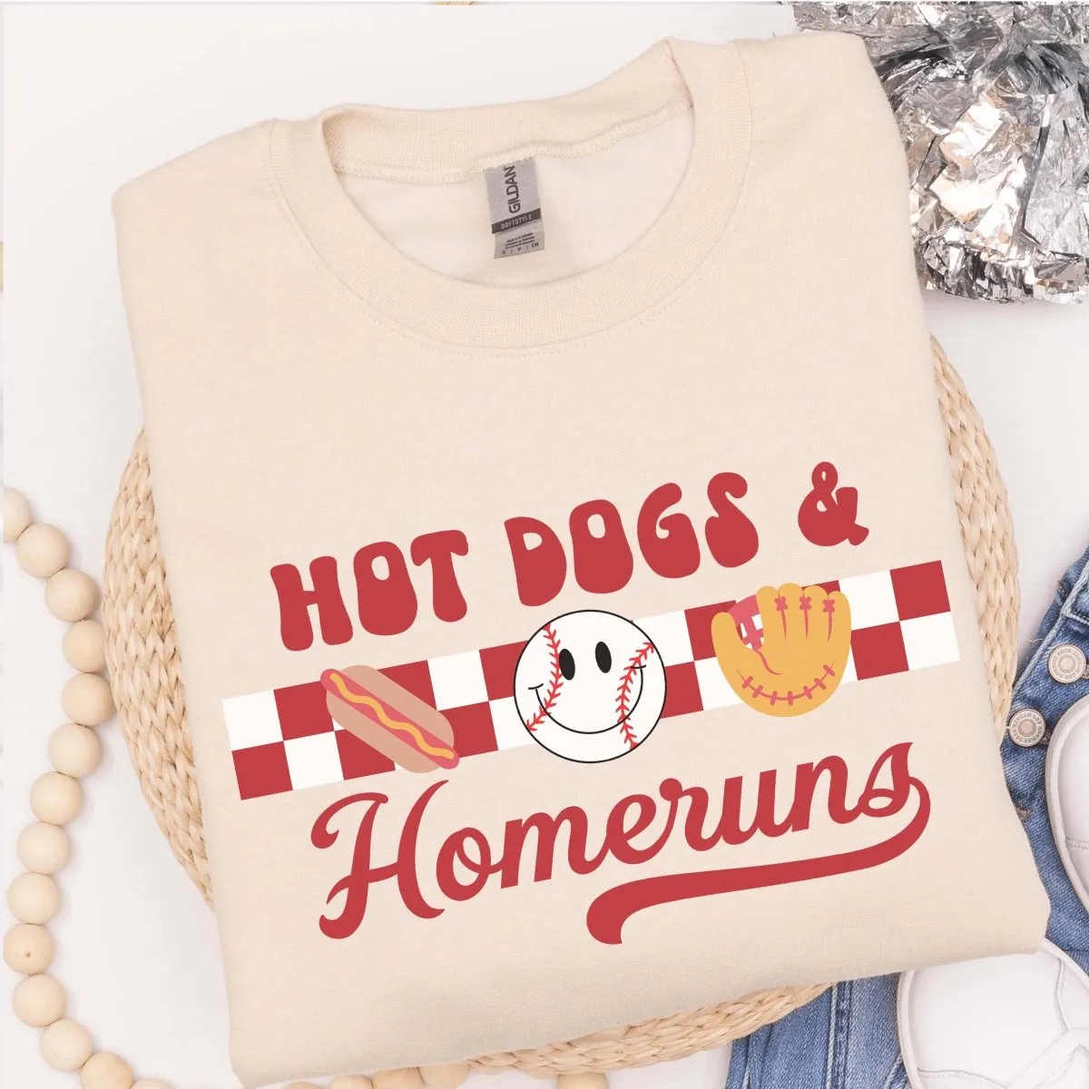 Hotdogs & Homeruns Sweatshirt