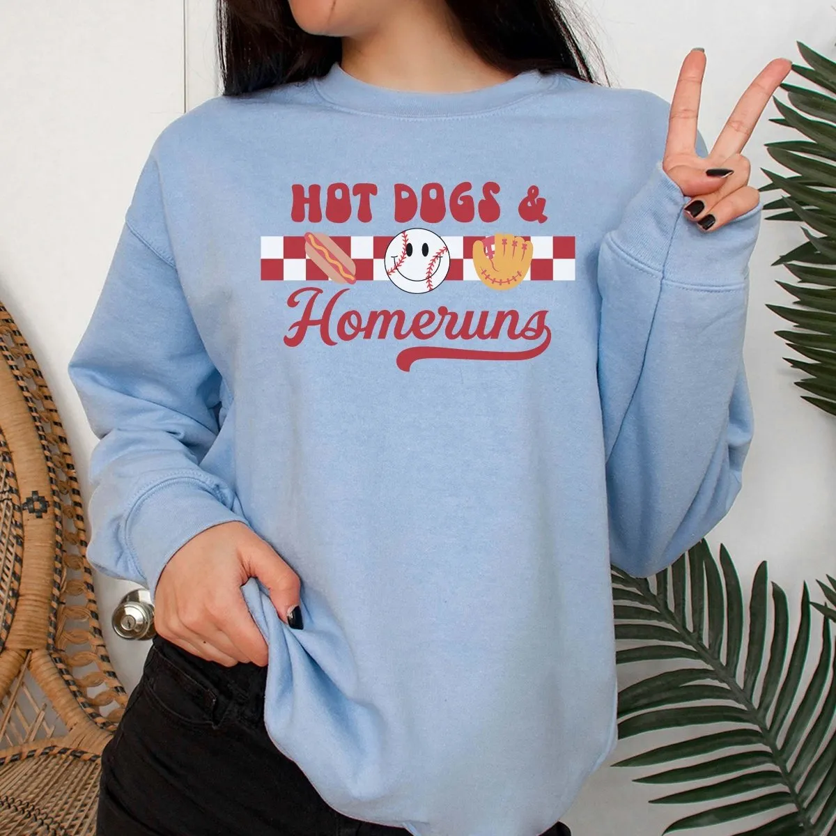 Hotdogs & Homeruns Sweatshirt