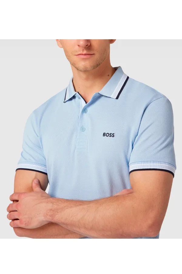 Hugo Boss Clear Blue Polo Shirt