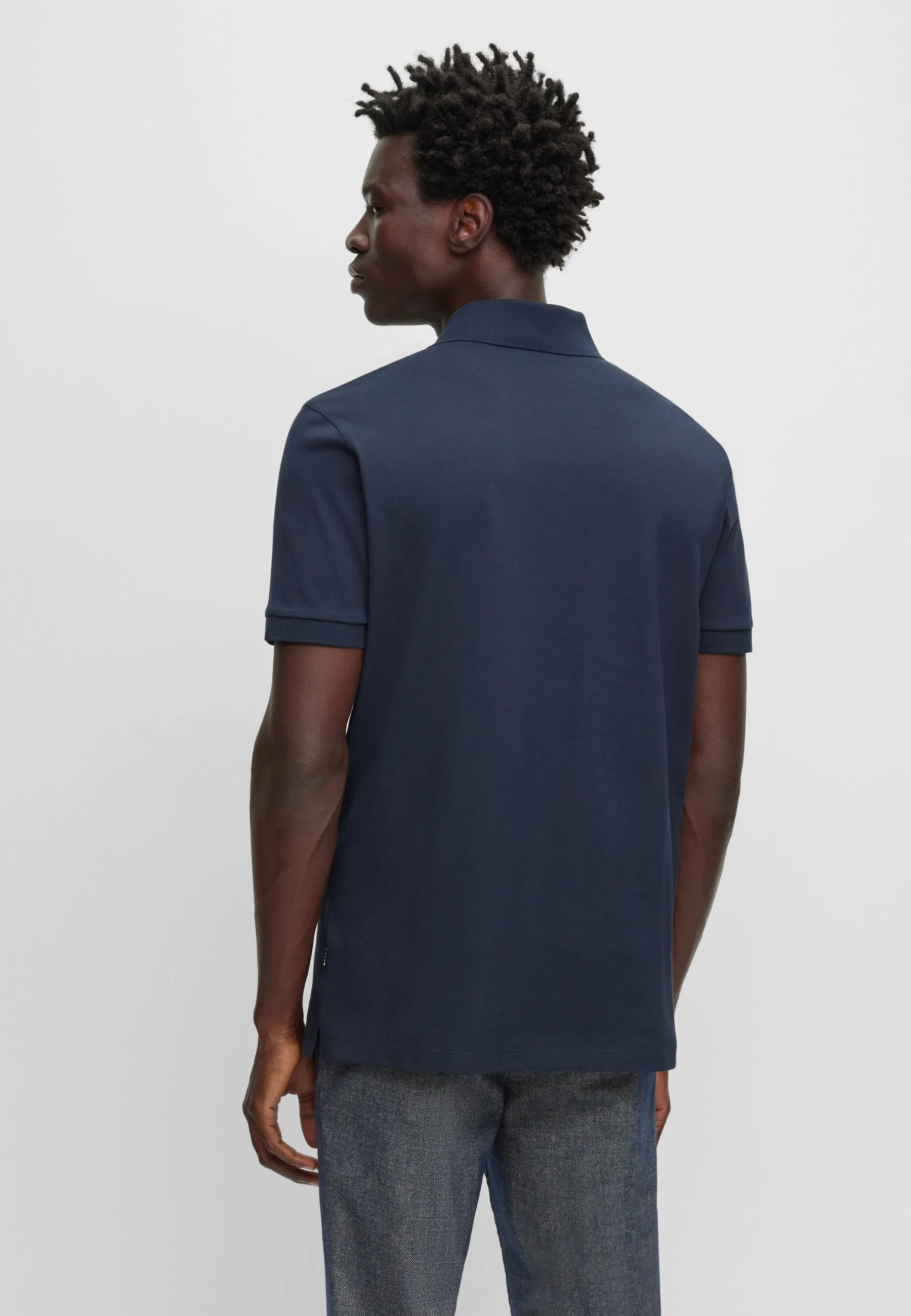 Hugo Boss Pallas Reg Fit Polo Dk Blue