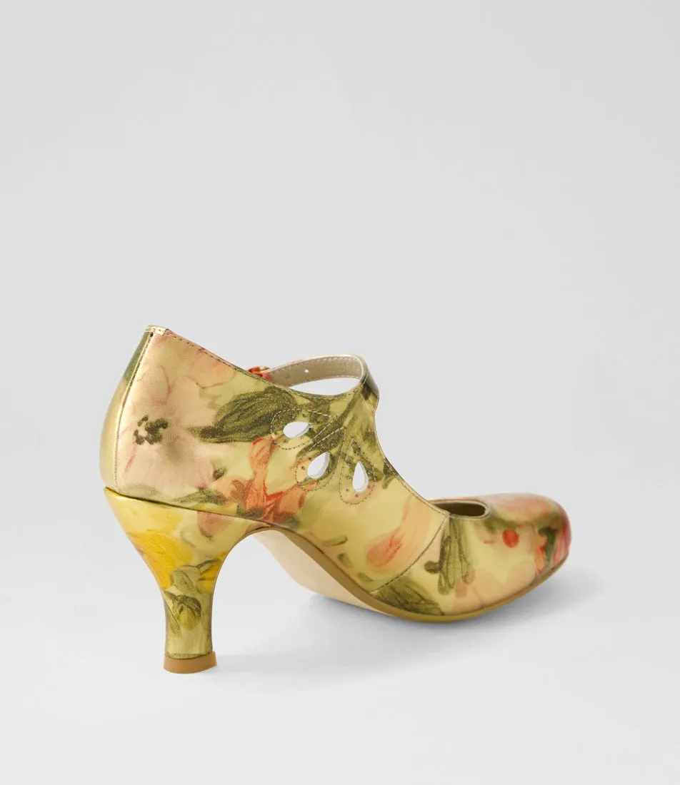 I LOVE BILLY Mendy Bronze Metallic Mary Jane Heels