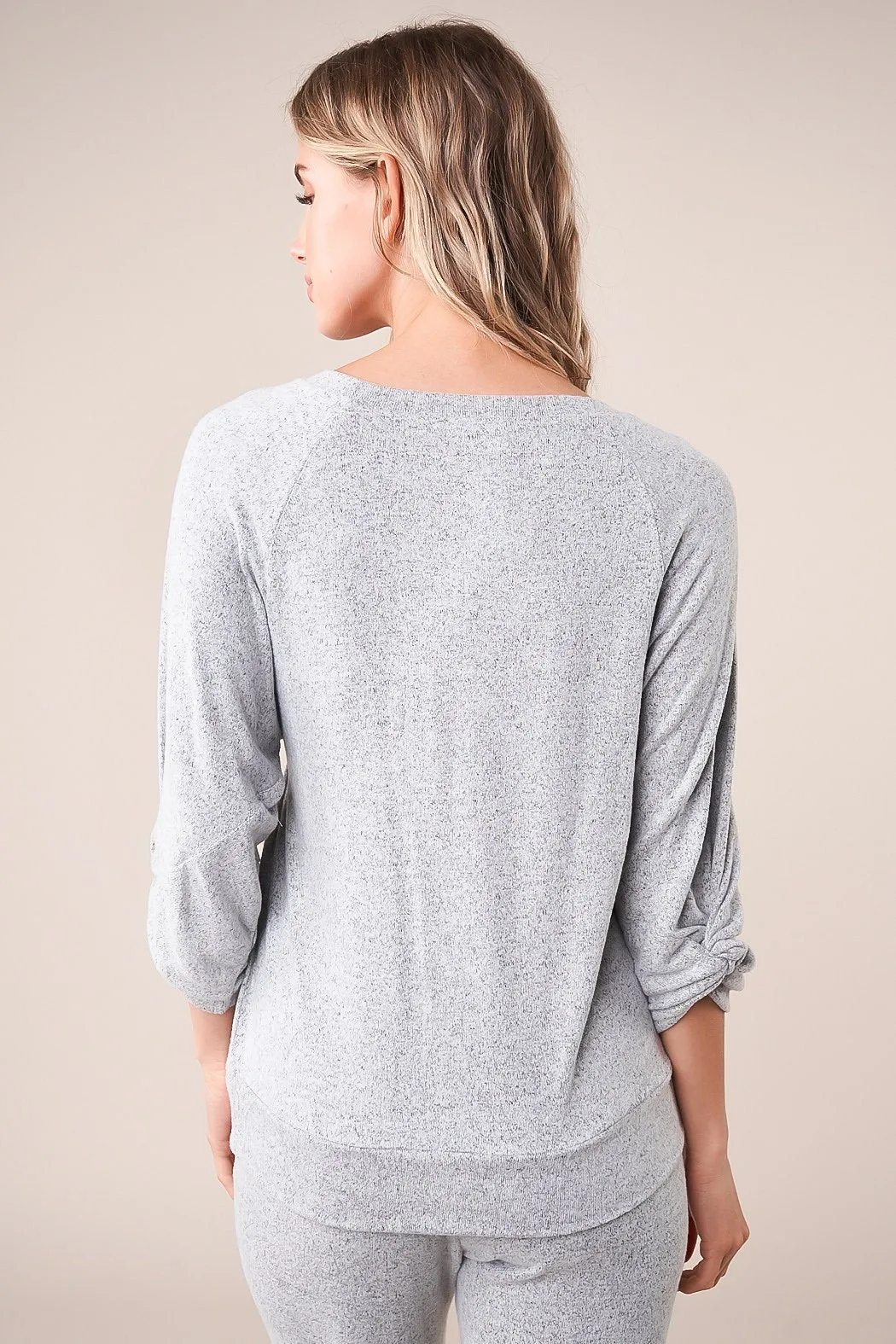 In The Mix Long Sleeve Knit Top