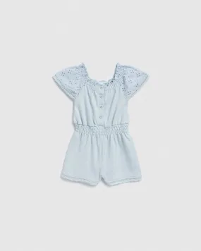 Infant Girl Breezy Eyelet Romper