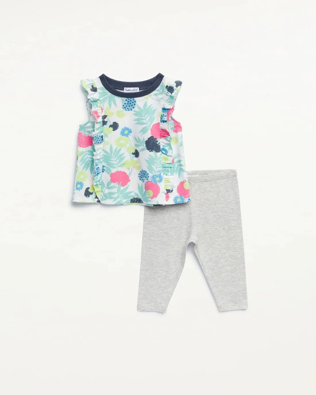 Infant Girl Garden Party Legging Set