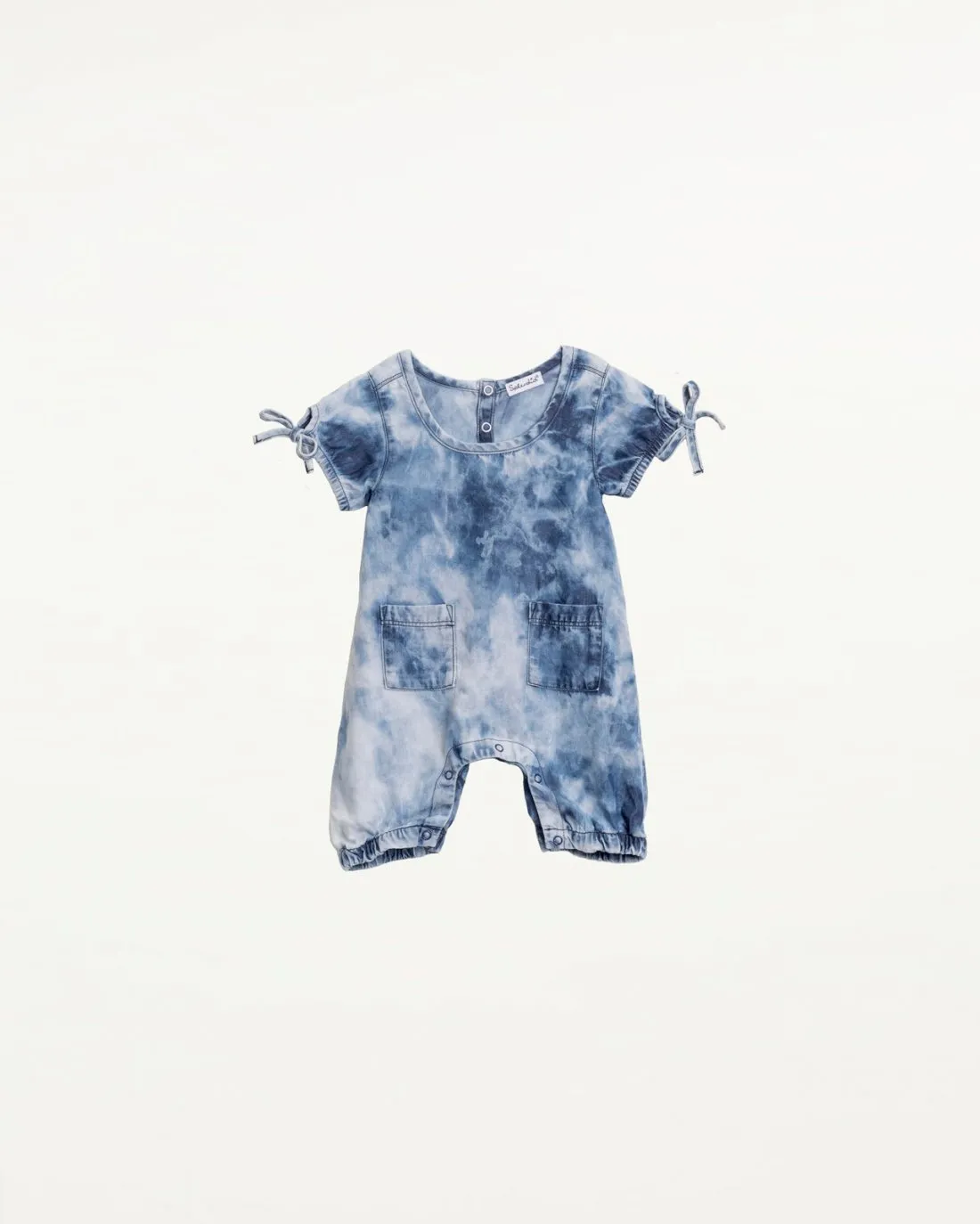 Infant Girl Indigo Tie Dye Onesie