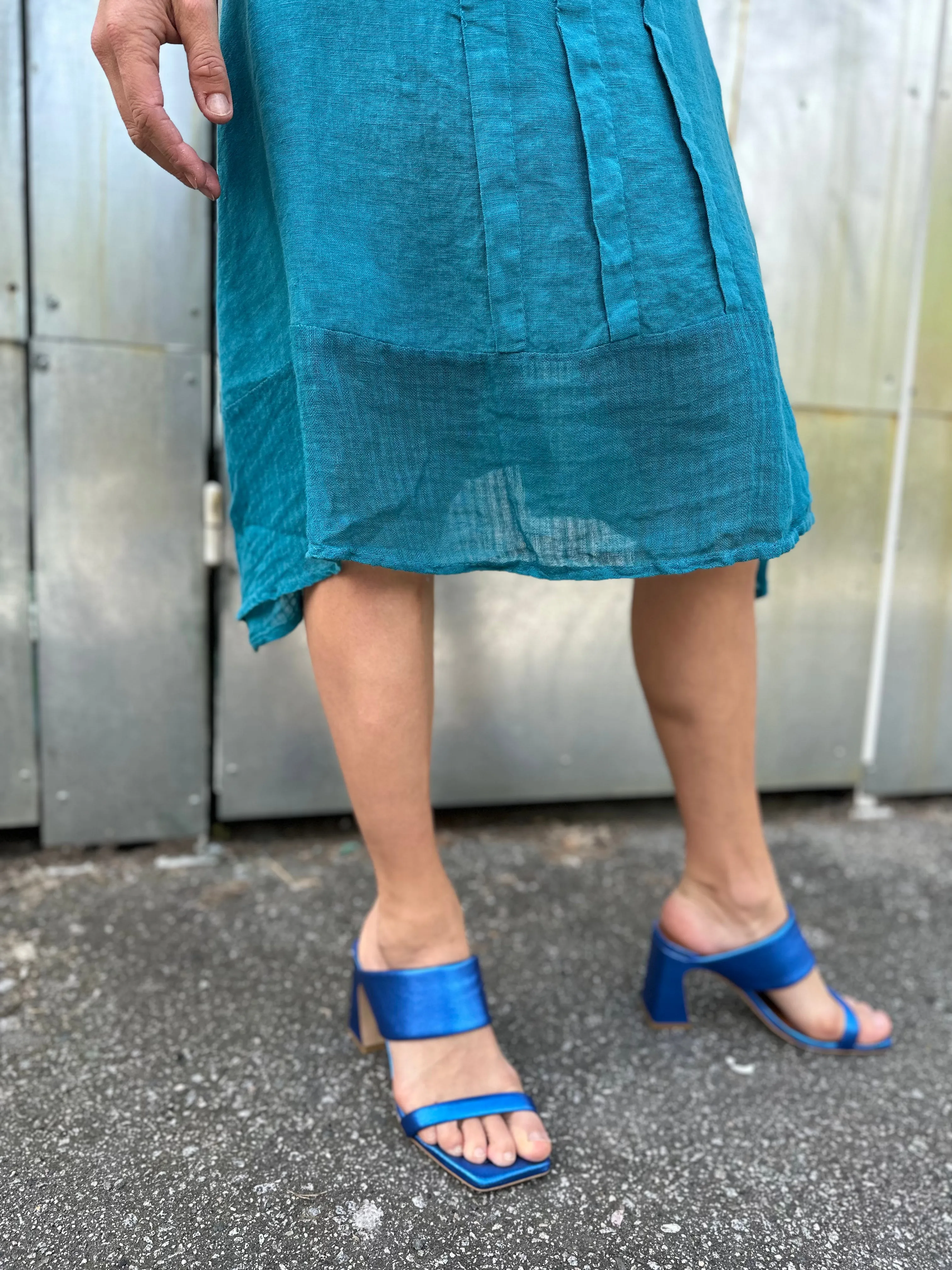 Stylish Caribbean Blue Dress