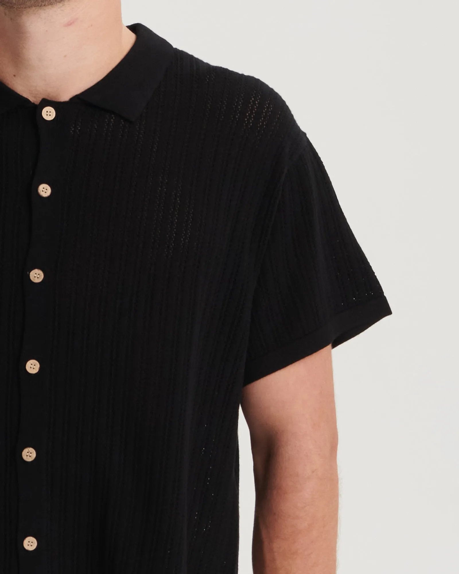 Intro Knit Shirt - Black