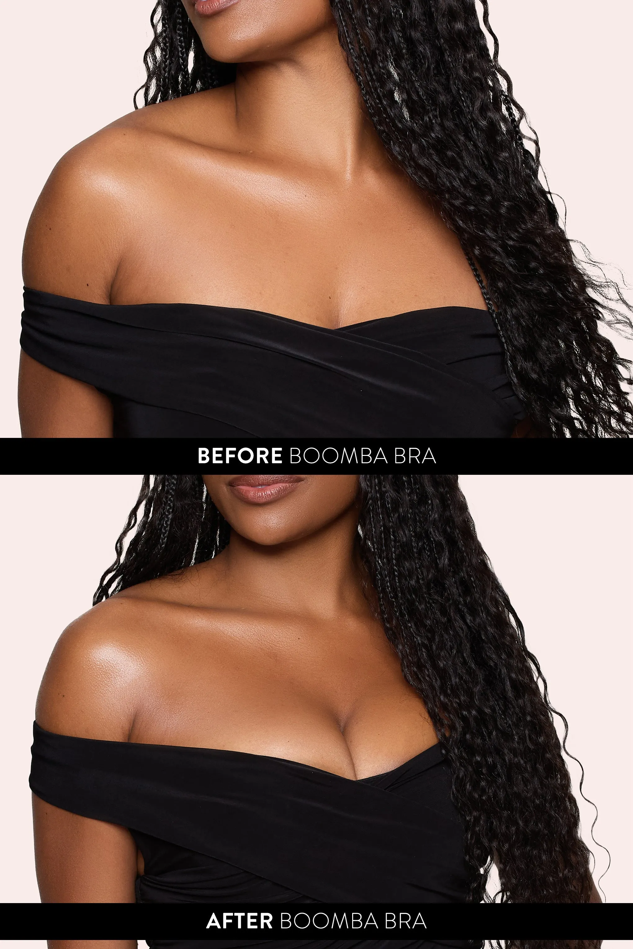 Cocoa Invisible Sticky Bra named Invisibra by Boomba