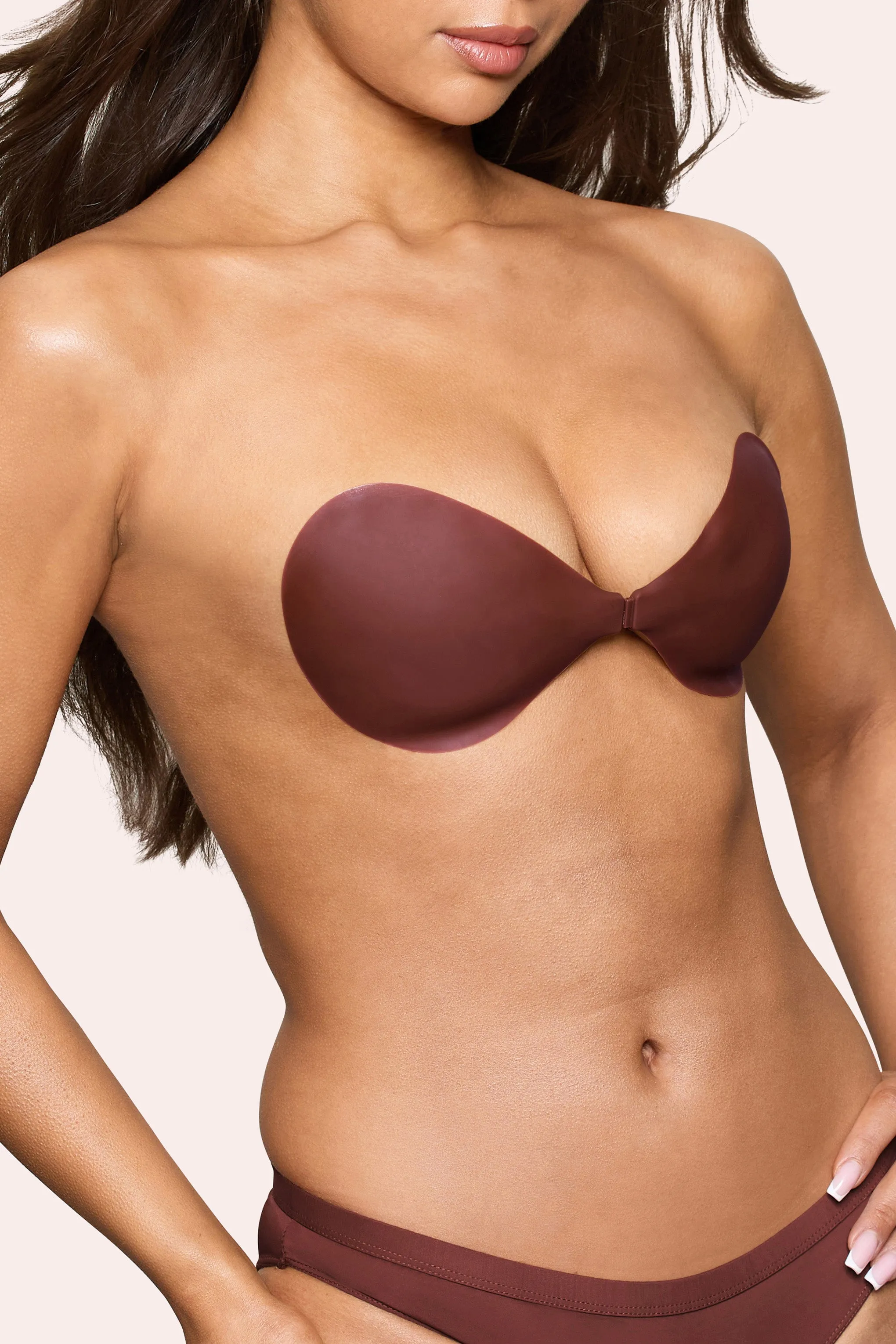 Cocoa Invisible Sticky Bra named Invisibra by Boomba