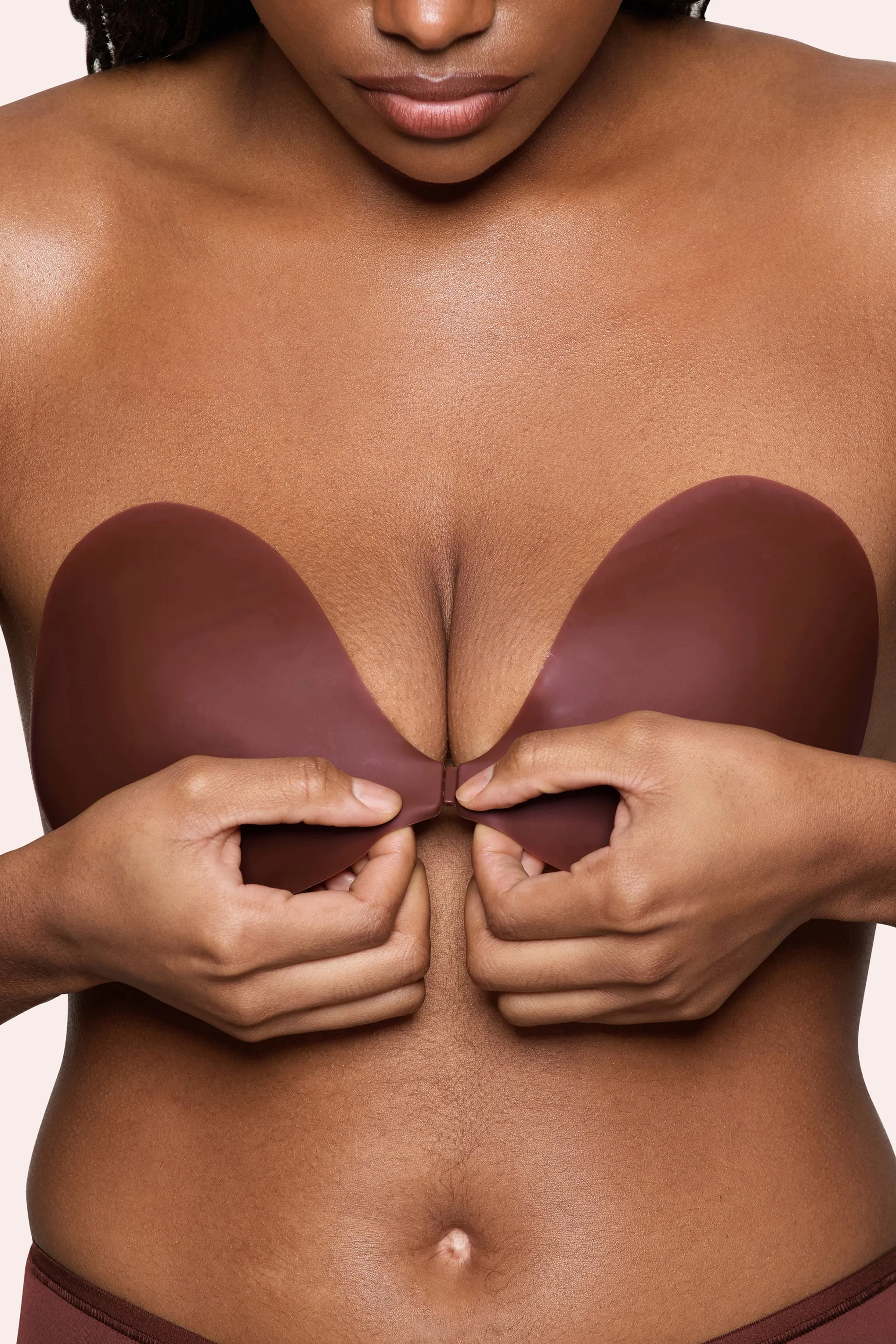 Cocoa Invisible Sticky Bra named Invisibra by Boomba