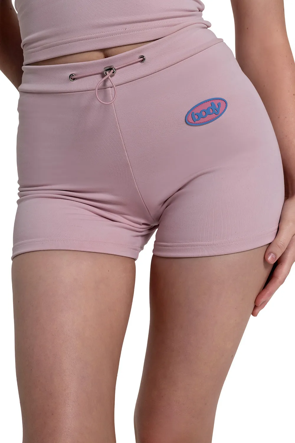 IT GIRL TUBE SHORTS (BLUSH PINK)