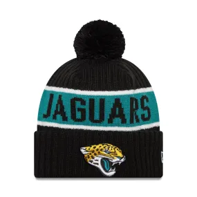 Jacksonville Jaguars NFL International Series Games London 2024 Black Sportknit Beanie Hat