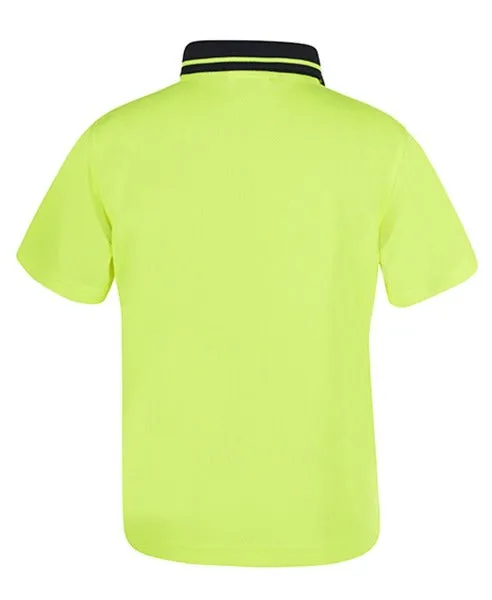 JBs Wear Toddler Hi Vis Polo Shirt Non Cuff Traditional Polo