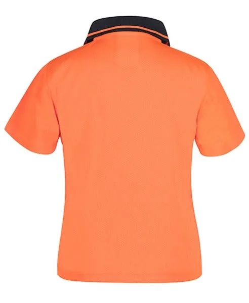 JBs Wear Toddler Hi Vis Polo Shirt Non Cuff Traditional Polo