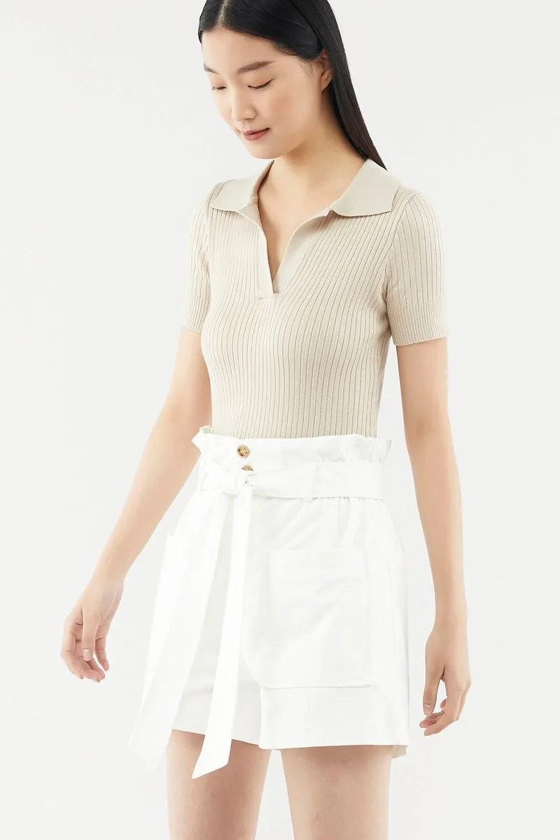 Jemira Collared Knit Top 