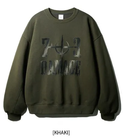 Jemut - DAMAGE OVERFIT SWEATSHIRT