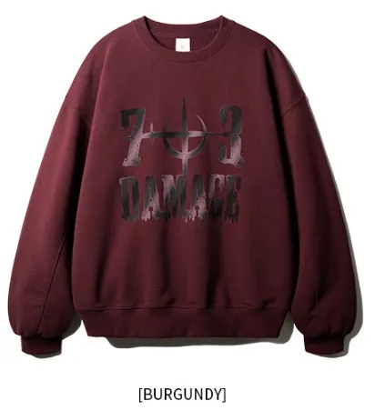 Jemut - DAMAGE OVERFIT SWEATSHIRT