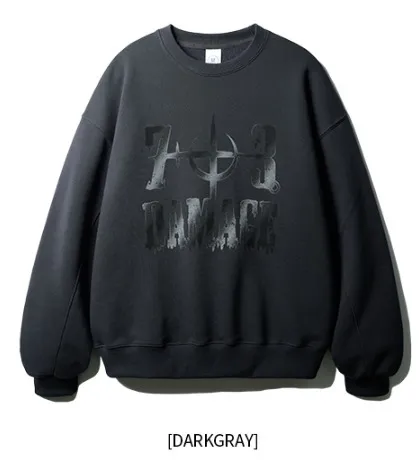 Jemut - DAMAGE OVERFIT SWEATSHIRT