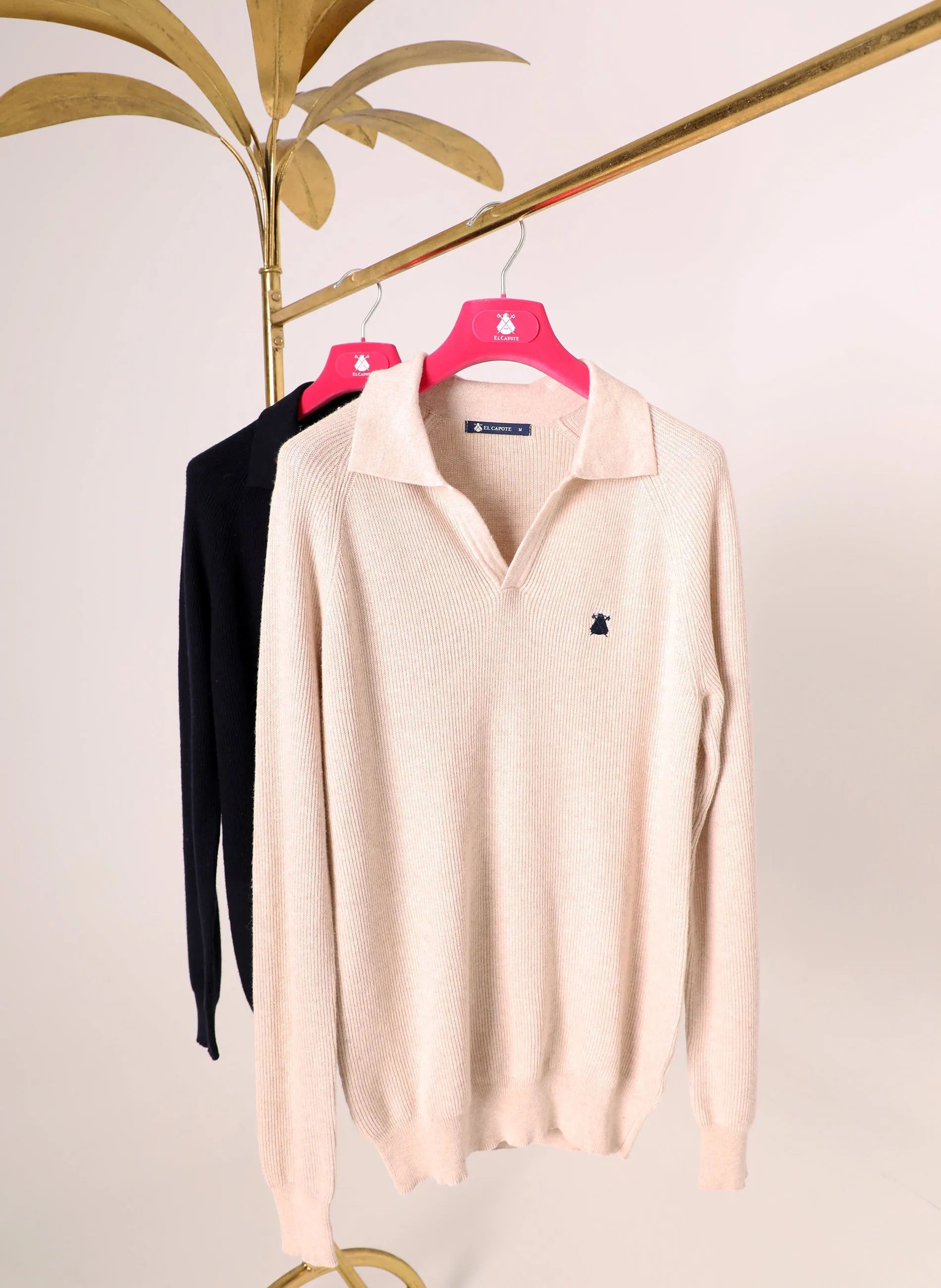 Men's Beige Polo Jersey