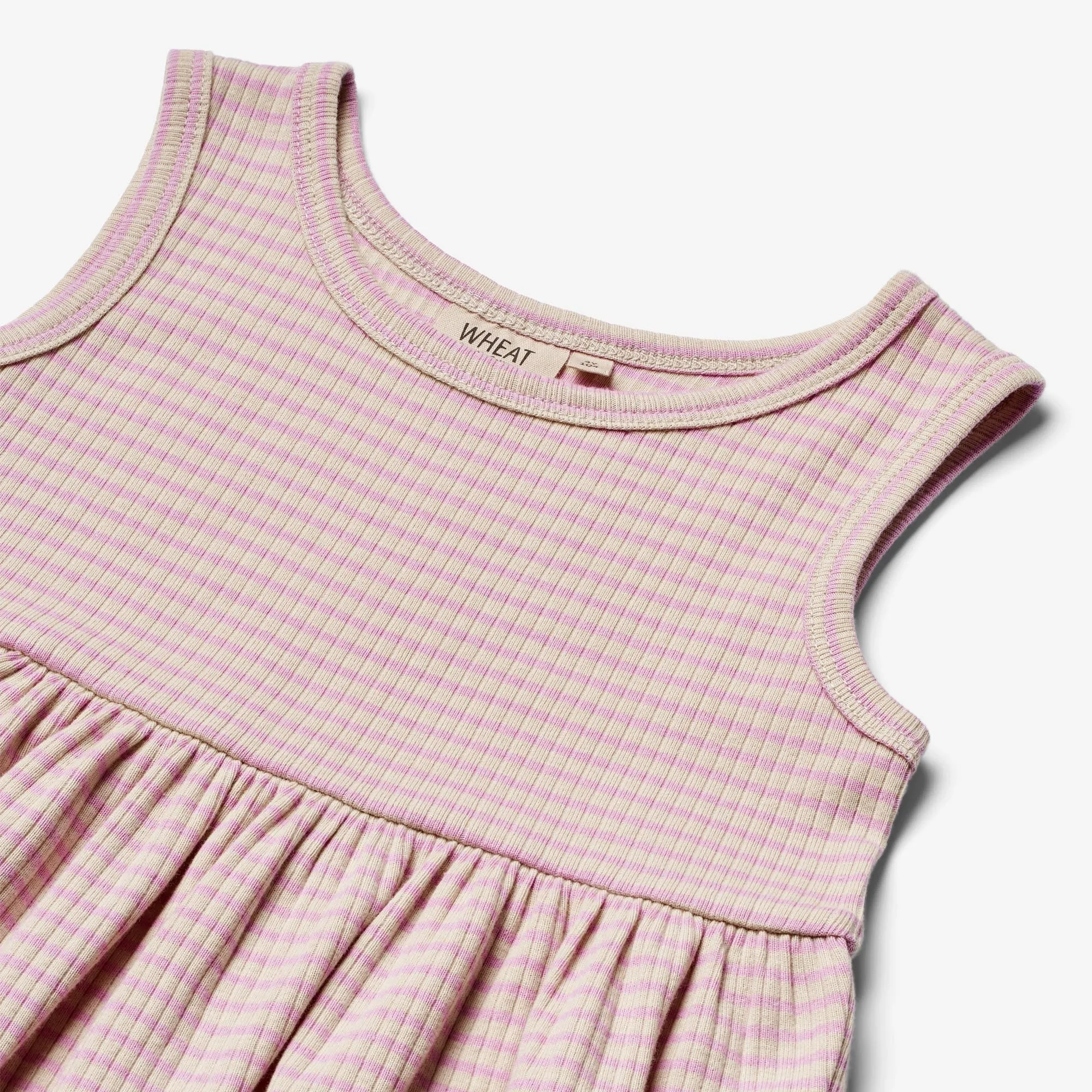 Jersey Dress Martha - pink lilac stripe