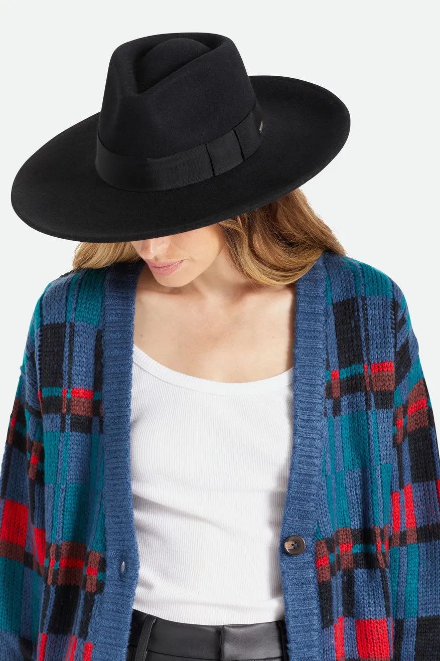 Joanna Felt Hat - Black