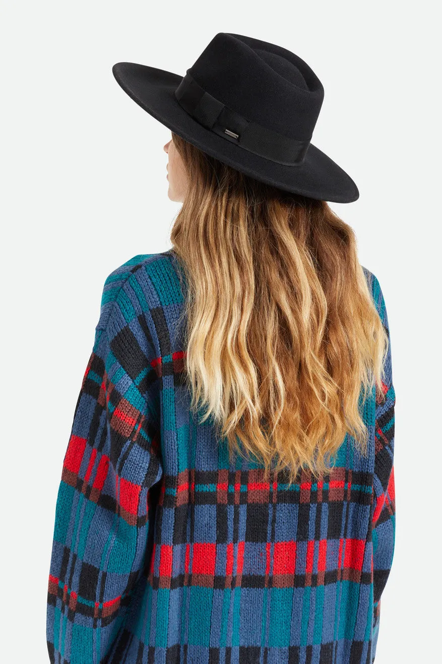 Joanna Felt Hat - Black