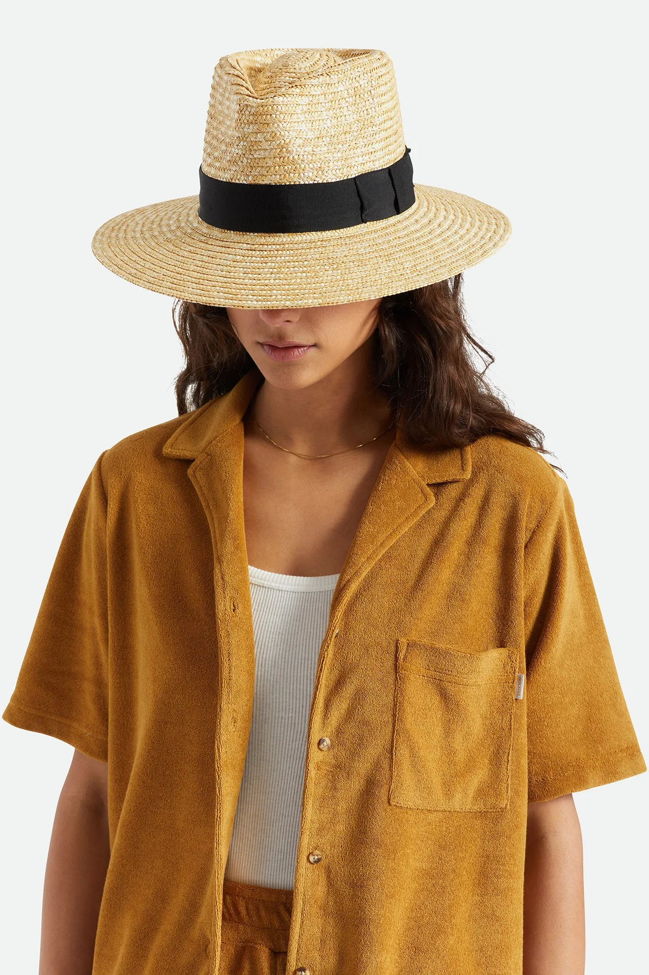 Joanna Short Brim Hat - Honey