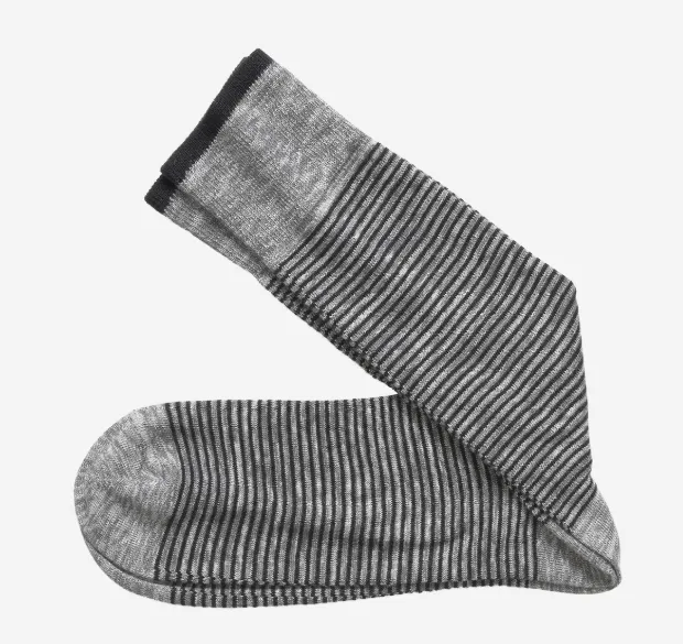 Johnston & Murphy Space-Dyed Mini Stripe Men's Socks