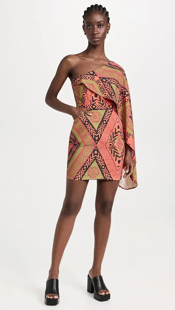 KAHINDO   Kivu One Shoulder Dress 