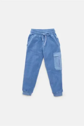 Kids Blue&Cream Kid's Jogger - Blue