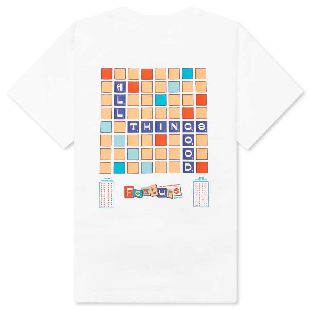 White Children's Scrabble T-Shirt