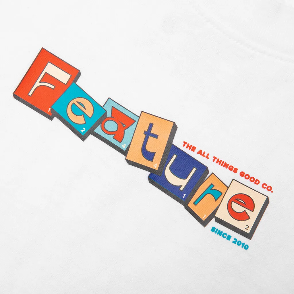 White Children's Scrabble T-Shirt