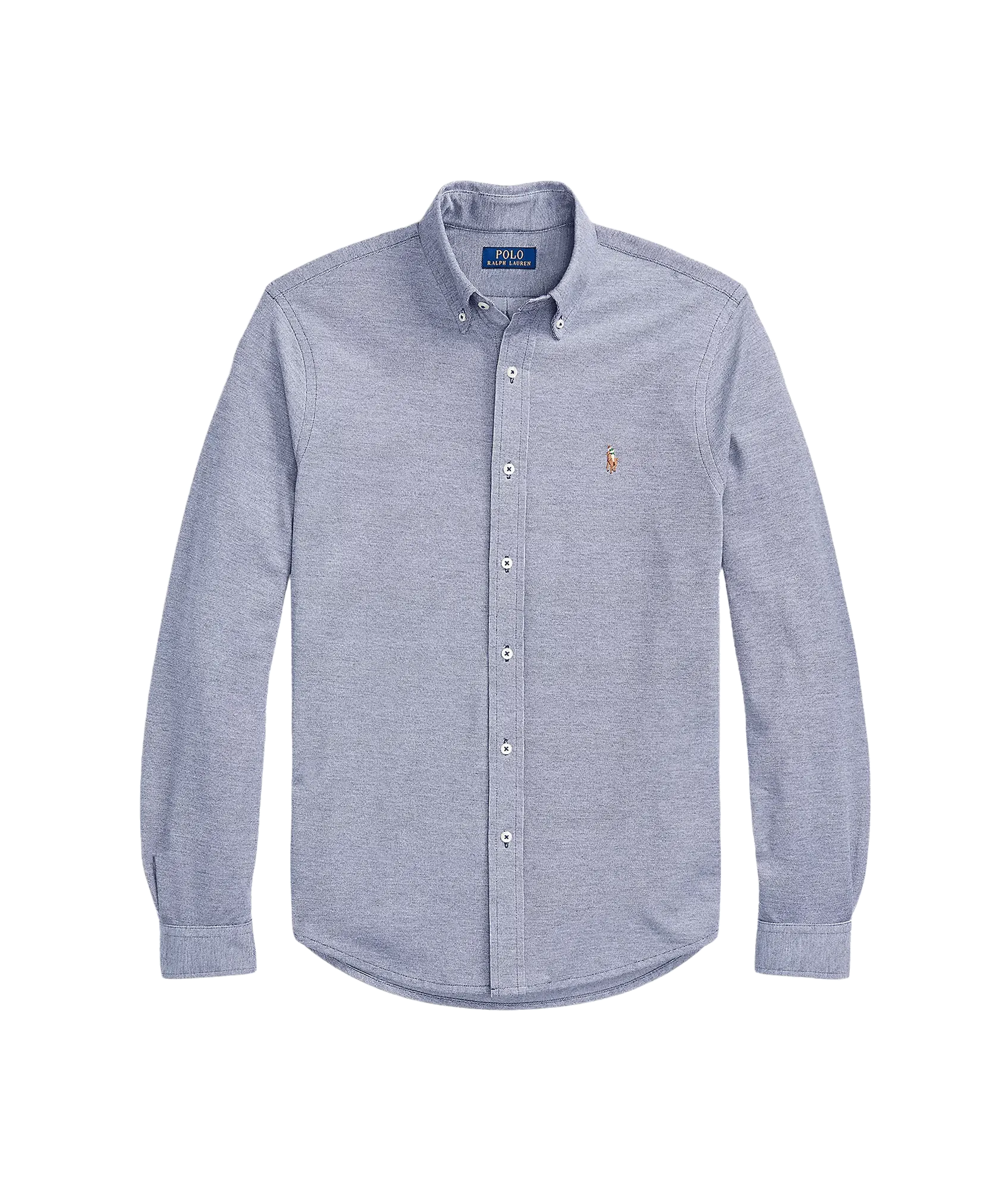 Knit Oxford Shirt - Blue