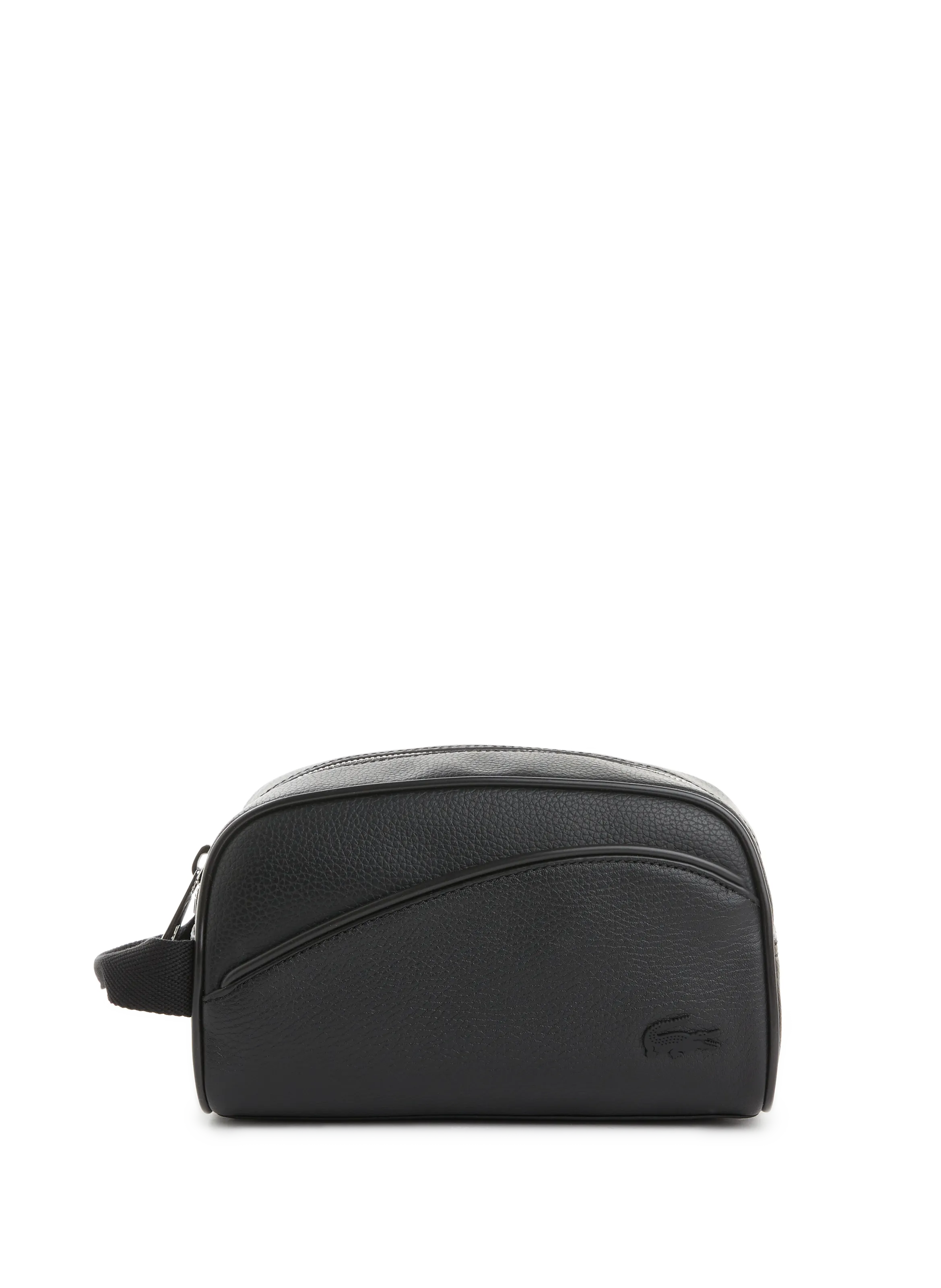 LACOSTE Leather Dopp Kit - Black