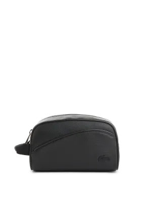 LACOSTE Leather Dopp Kit - Black